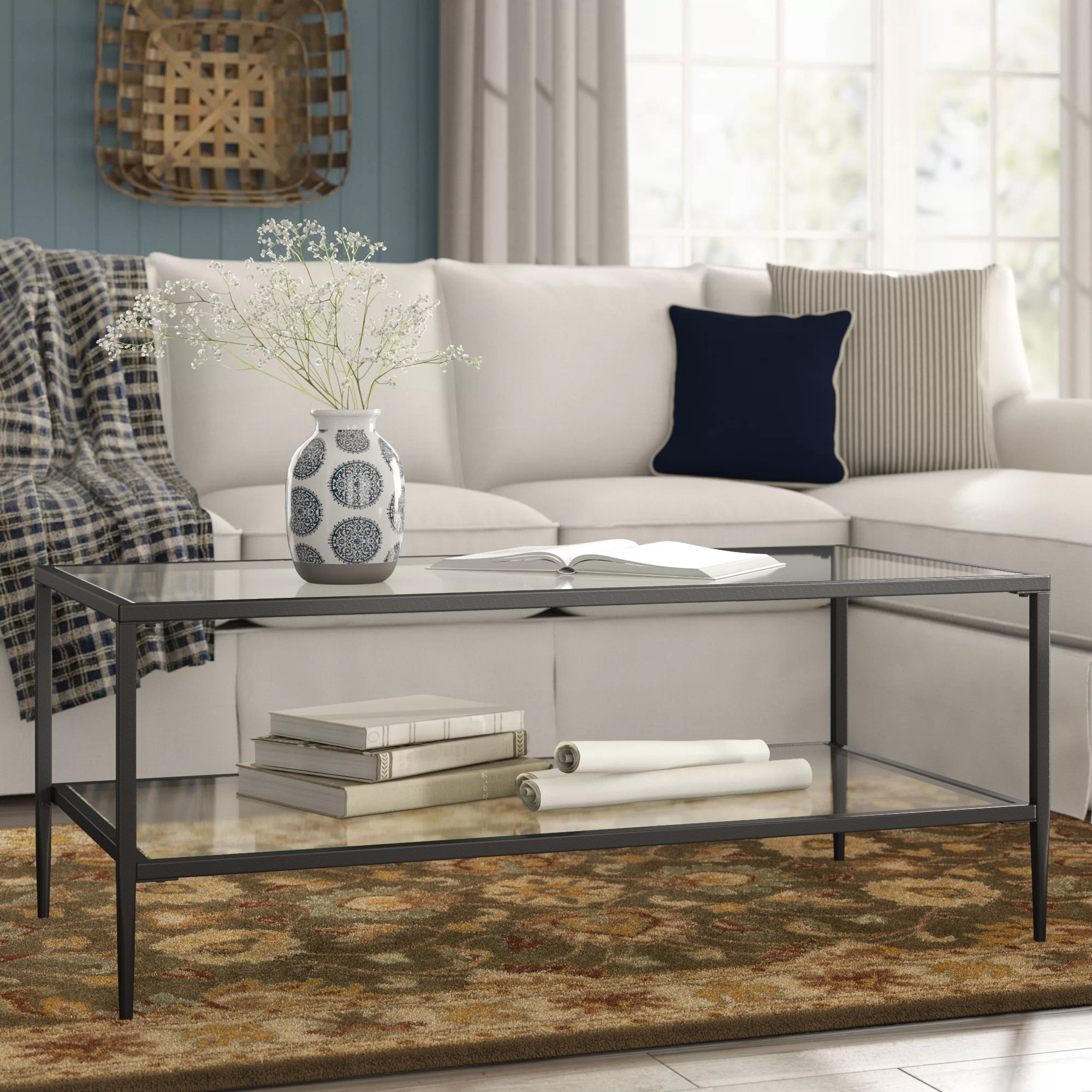 Birch Lane Harlan Double Shelf Coffee Table Reviews Wayfair