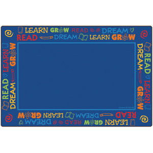 Read to Dream Border Kids Area Rug