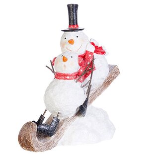 Details about  / Snowman figurine light brown resin 6.5 inches by Worth Imports