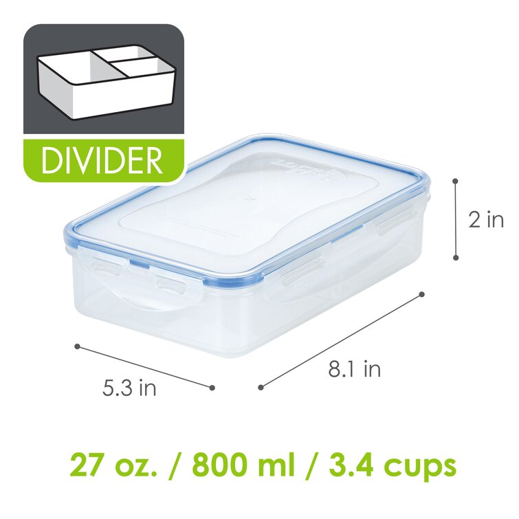 Cooks Professional Lunchbox Containers Food Storage Set Stacking Brick Design 