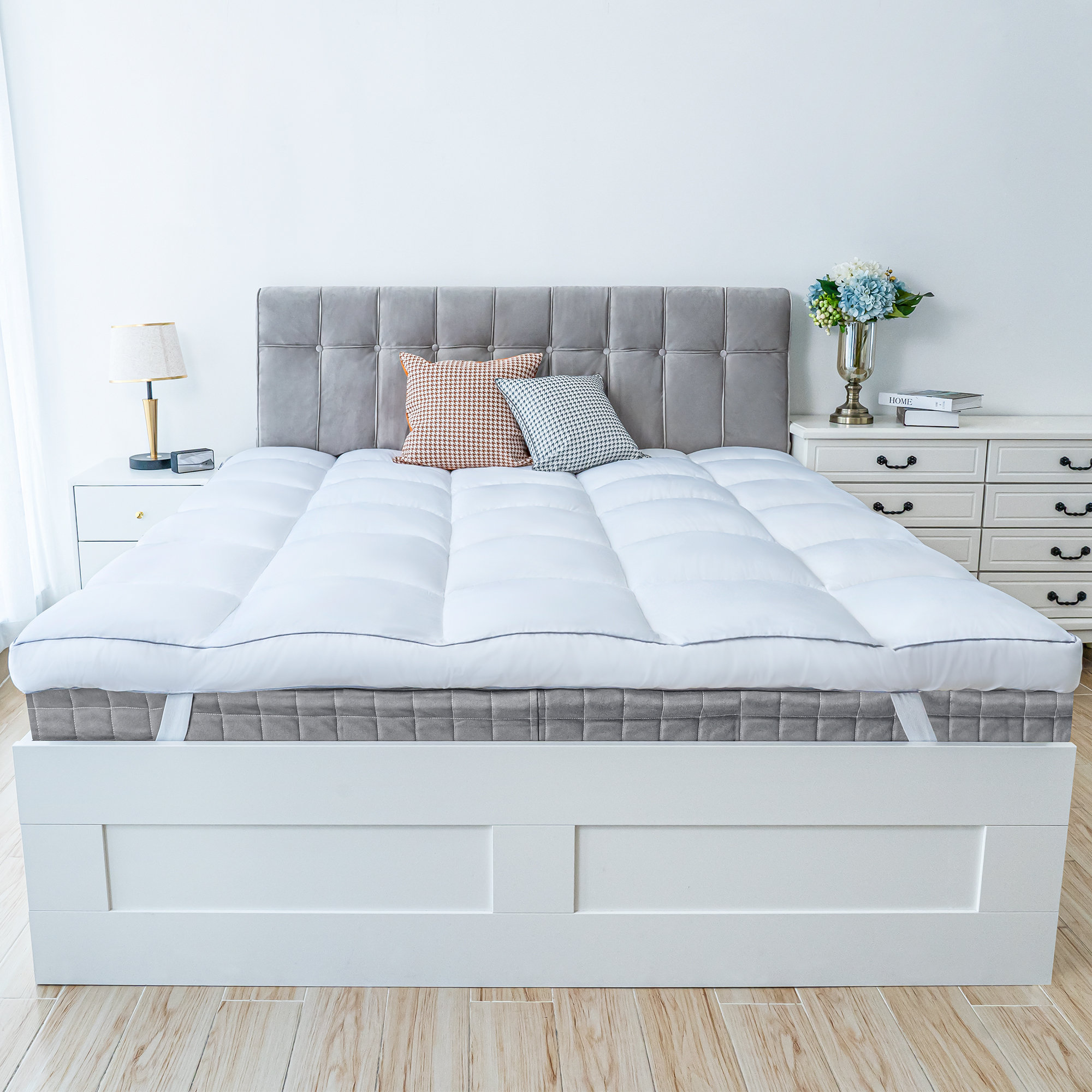 Alwyn Home Lovette 4" Down Alternative Mattress Topper & Reviews Wayfair