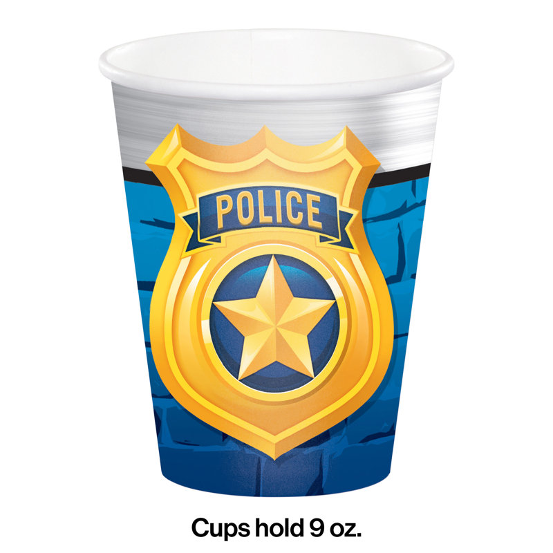 The Party Aisle 81 Piece Police Party Decoration Kit Wayfair