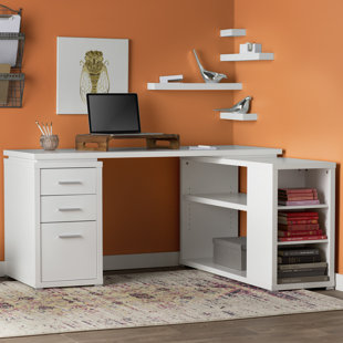 Best Senga L-Shape Executive Desk by Mercury Row Office Furniture Senga L-Shape Executive Desk by Mercury Row Office Furniture