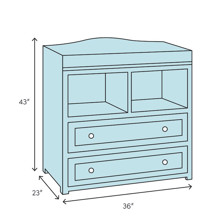 securing changing pad to dresser