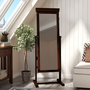 Rectangle Cheval Jewelry Armoire Mirror