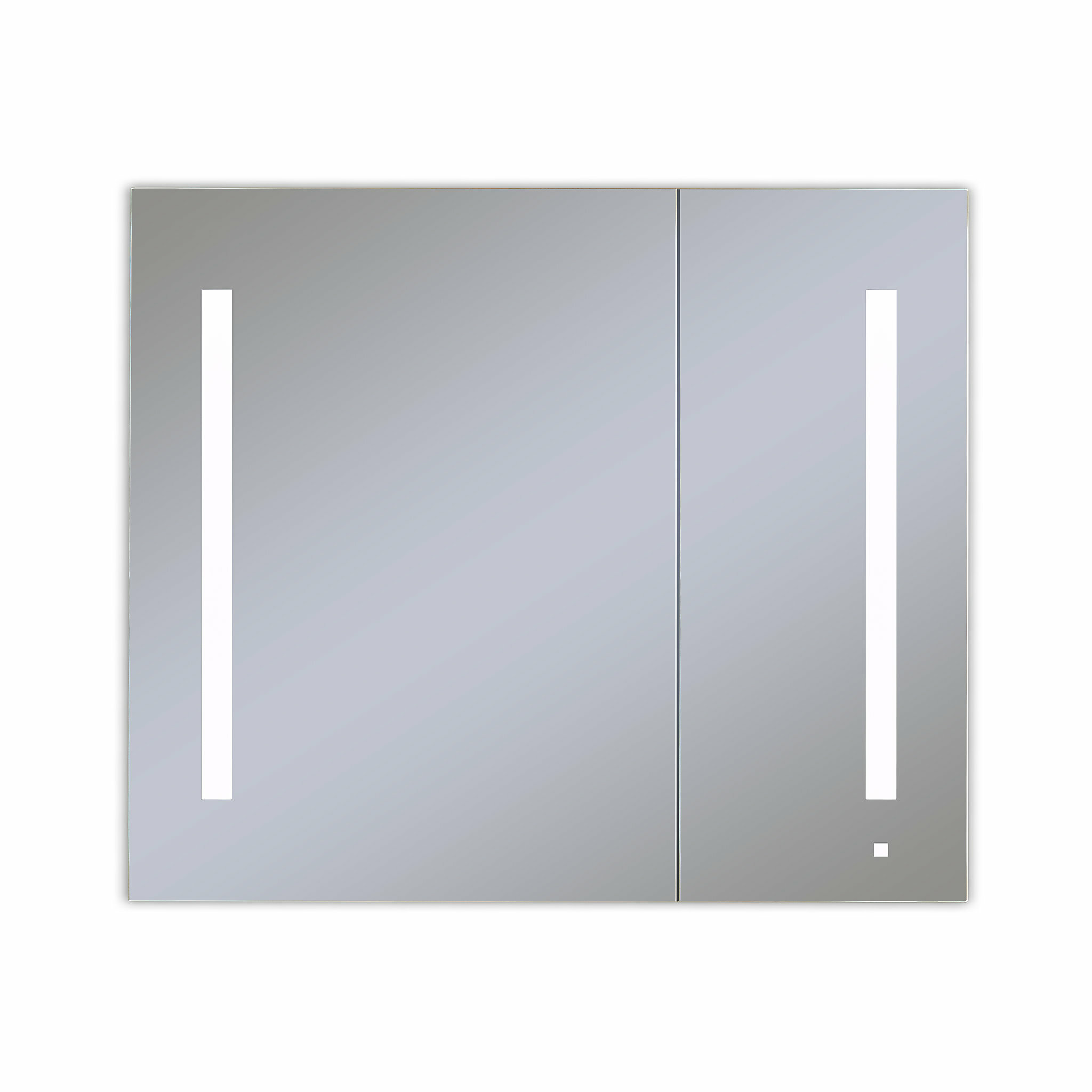 Robern Aio Recessed Framed Medicine Cabinet With 3 Adjustable Shelves And Led Lighting Wayfair