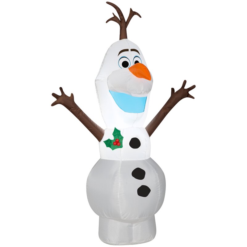 Gemmy Industries Standing Olaf SM Disney Inflatable | Wayfair