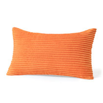 solid orange throw pillows