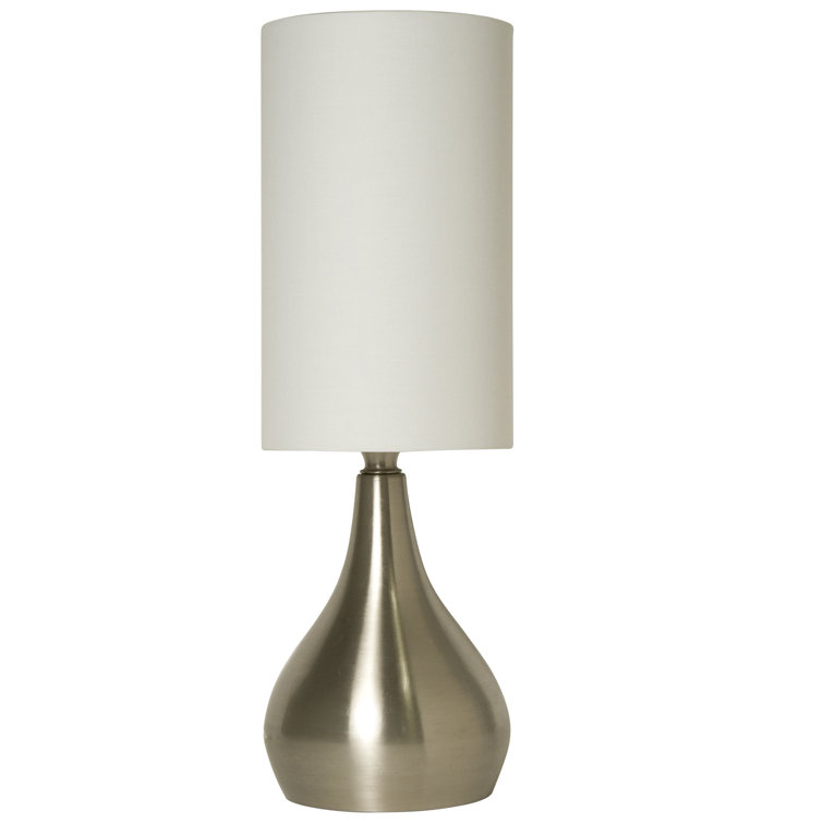 LIGHTACCENTS 18" Brushed Nickel Table Lamp & Reviews Wayfair
