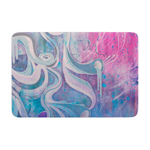Mat Miller Electric Dreams Memory Foam Bath Rug