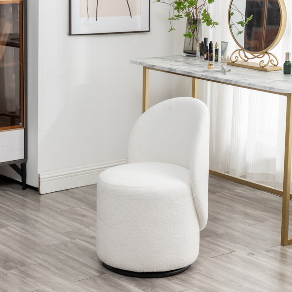 Wade Logan® Annielise Upholstered Swivel Barrel Chair | Wayfair