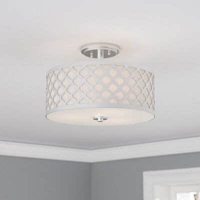 Willa Arlo Interiors Maynard 3 Light Led Semi Flush Mount