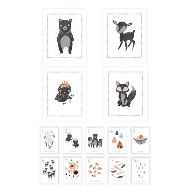 woodland animal nursery accessories