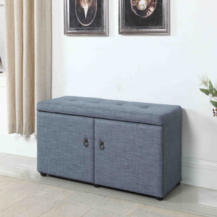 Go to store & view more images Rebrilliant Gabriela Upholstered Shoe Storage Bench
