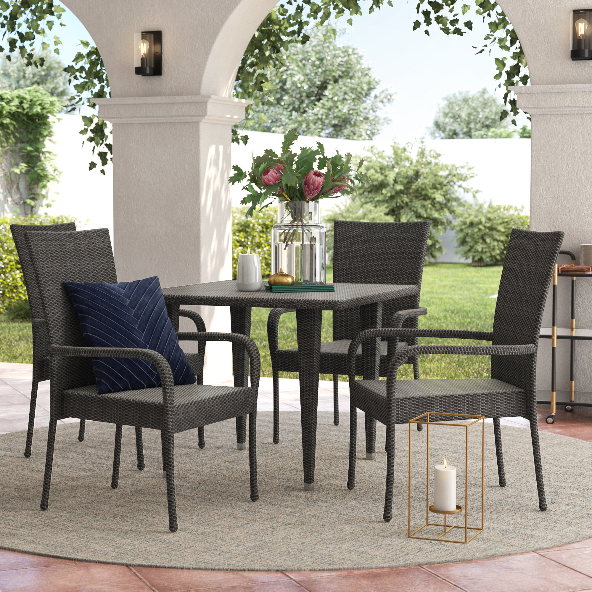 southwest style coffee and end tables