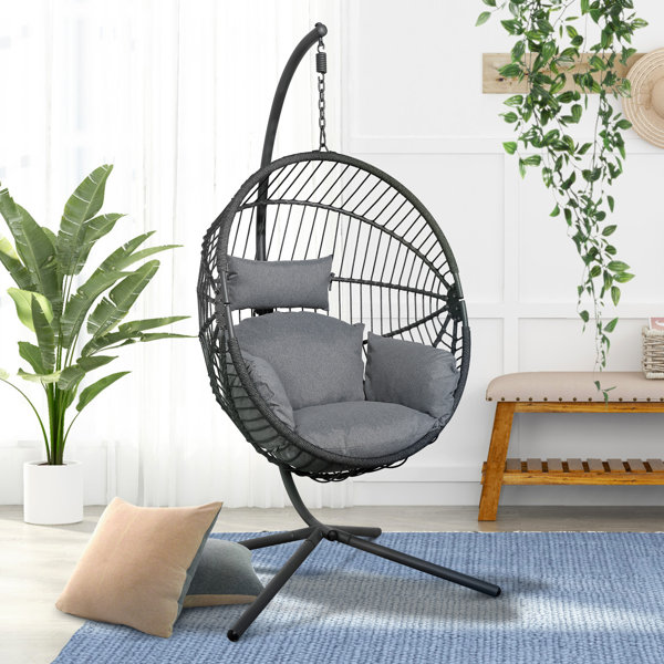 Details about   Outdoor Indoor Papasan Cushion Hanging Swing Egg Chair Garden Rattan chair Mats 