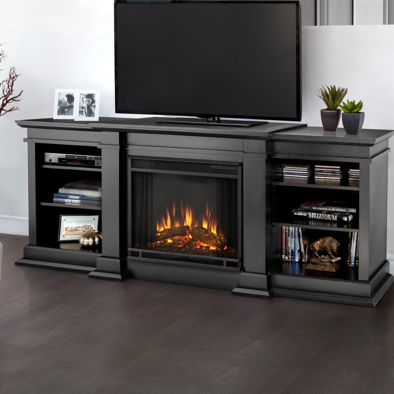 Real Flame Fresno TV Stand for TVs up to 78" with Electric ...