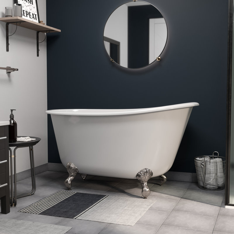 Cambridge Plumbing Cast Iron Swedish Tub Clawfoot Bathtub