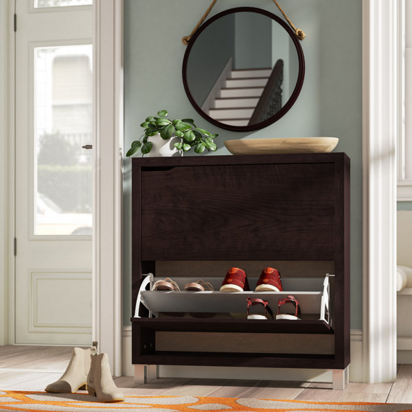 Espresso Shoe Rack Wayfair