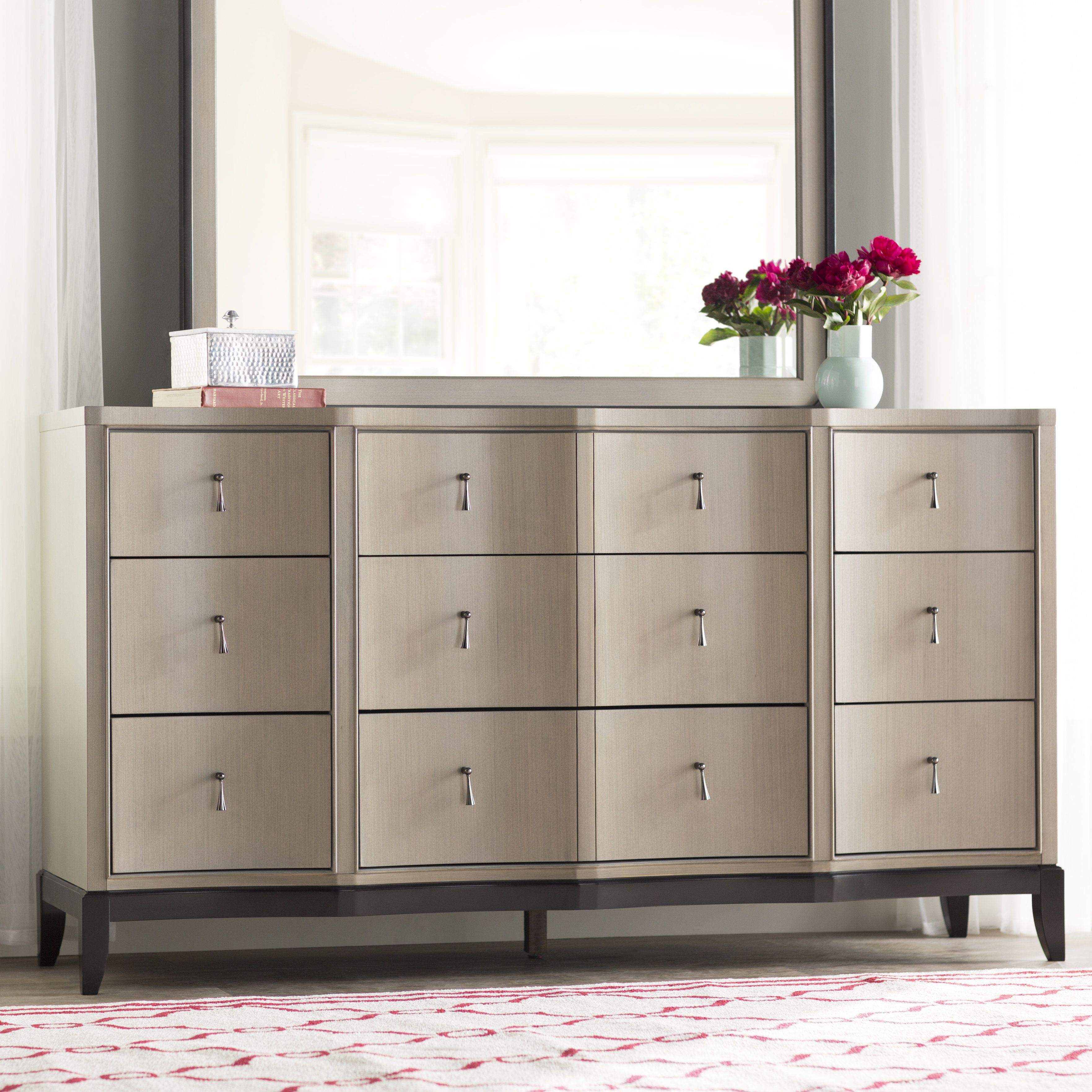 Gold Flamingo Carlee 9 Drawer W Reviews Wayfair