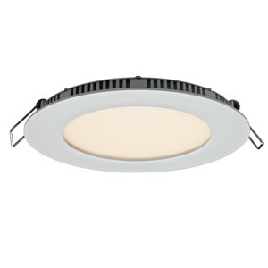 Round Panel LED Recessed Trim