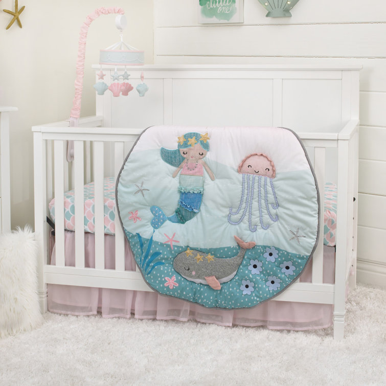 mermaid cot bedding