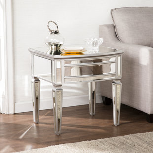 Elosie Mirrored End Table by House of Hampton Design