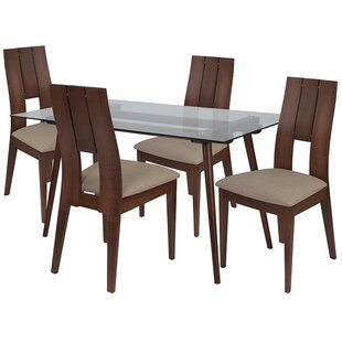 Discount Kaden 5 Piece Dining Set By Ebern Designs Indian Chair