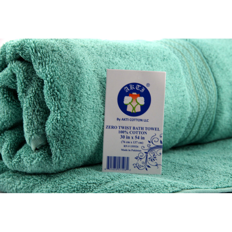 Zero Twist 100% Cotton Bath Towel