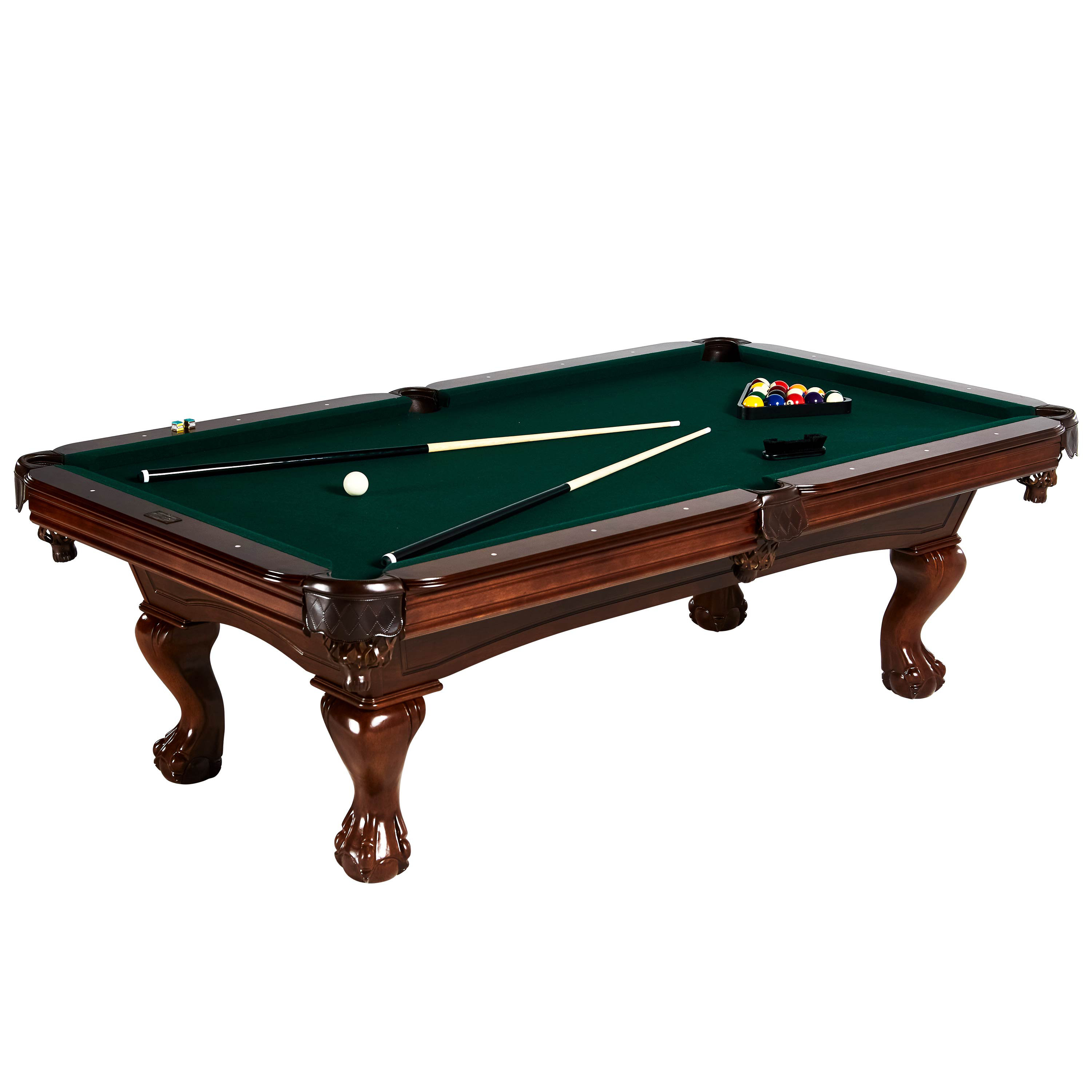 Beige Poche De Balle De Billard Support En Cuir Sunthétique Accessoire Snooker