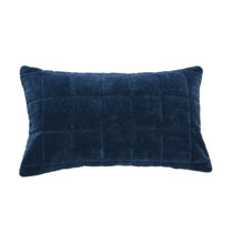 medium blue throw pillows