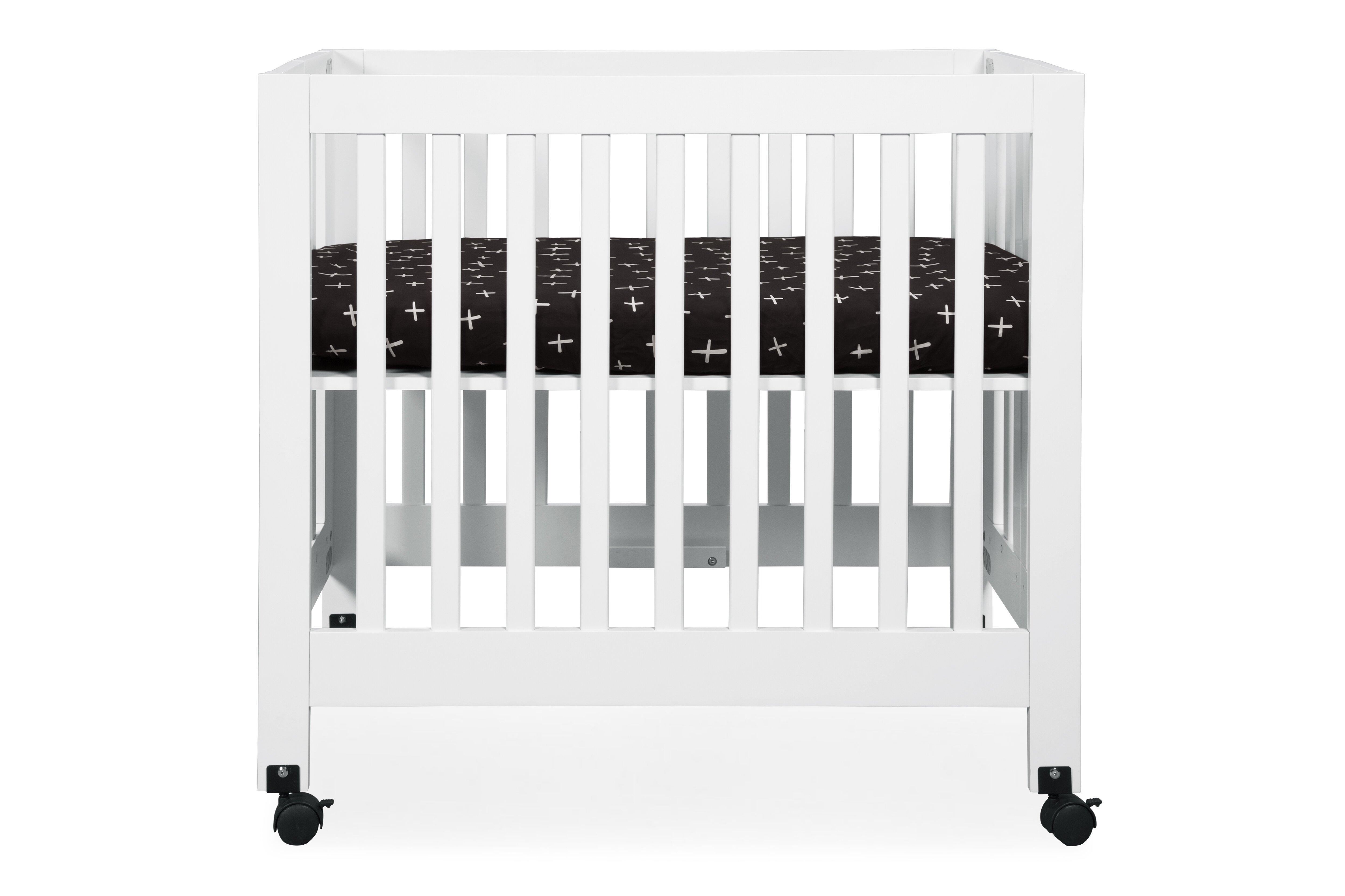 monochrome crib sheets