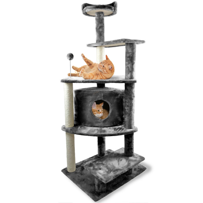 Archie Oscar 59 8 Bertie Platform House Playground Cat Tree