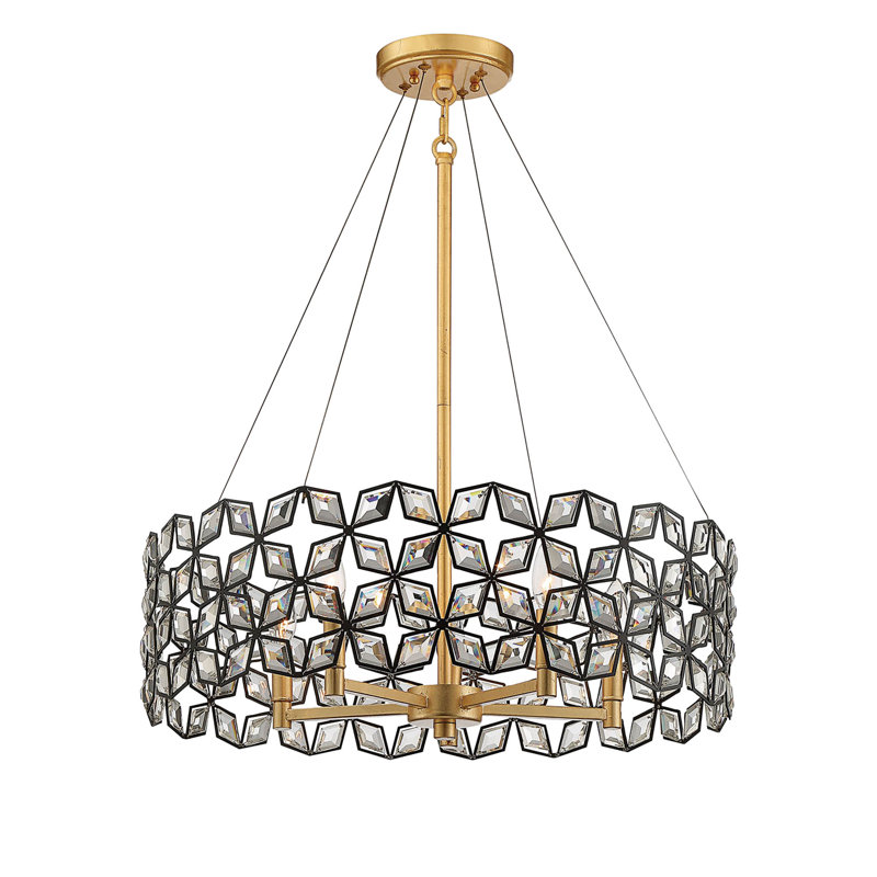 Metropolitan By Minka 5 Light Unique Statement Drum Pendant Wayfair