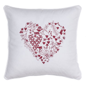Love Is in the Air Cotton Throw Pillow