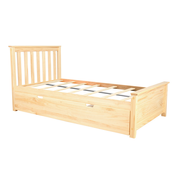 Harriet Bee Boling Solid Wood Platform Bed With Trundle Reviews