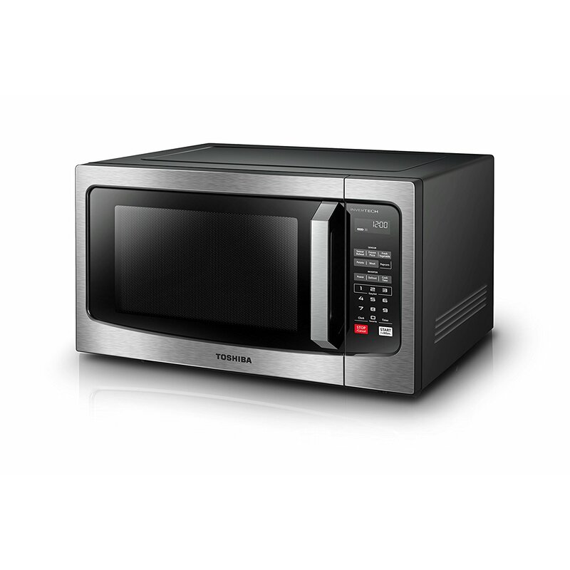 Toshiba 19 1 6 Cu Ft Countertop Microwave With Sensor Cooking