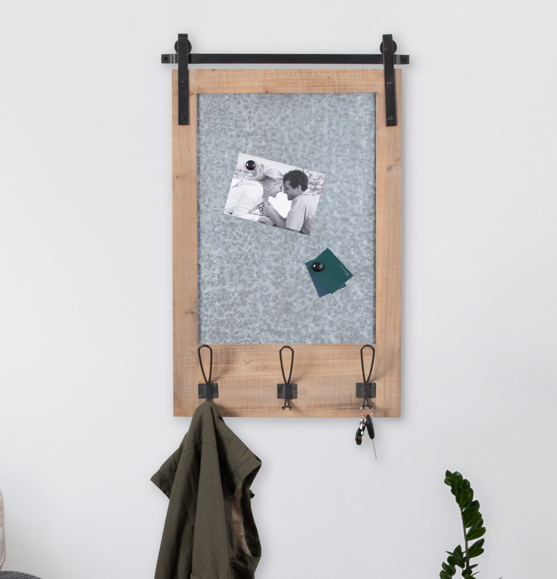 Gracie Oaks Banbury Magnetic Wall Mounted Combo Board