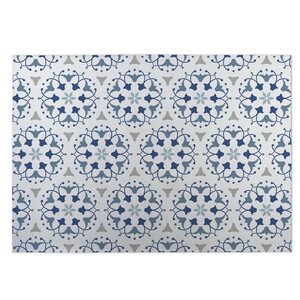 Jardin Blue Indoor/Outdoor Doormat