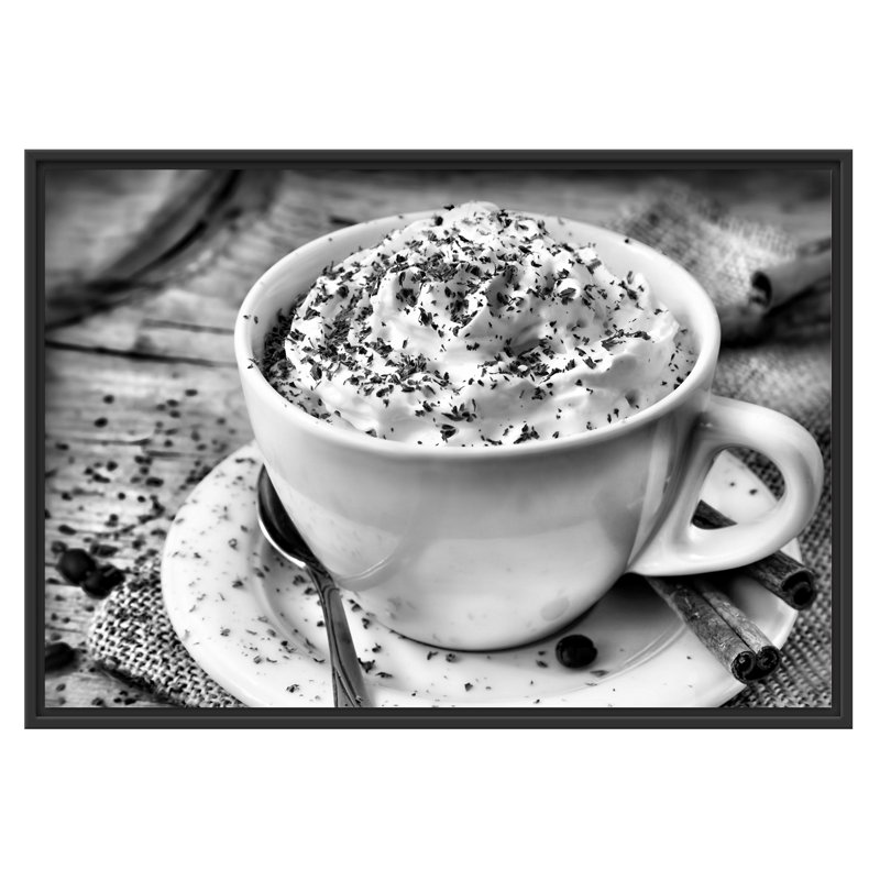 East Urban Home Coffee With Lots Of Cream Framed Art Print