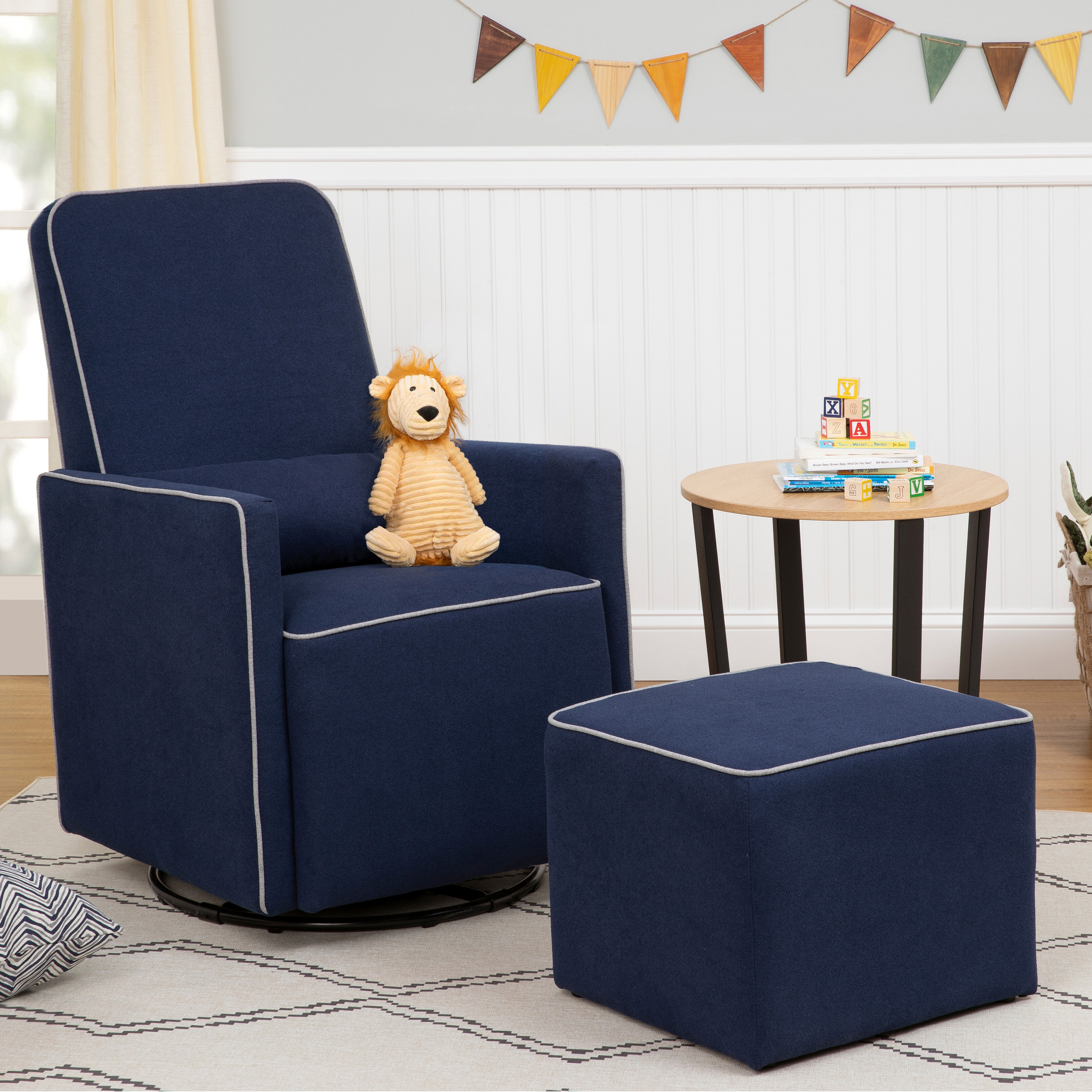 swivel rocker chair with ottoman