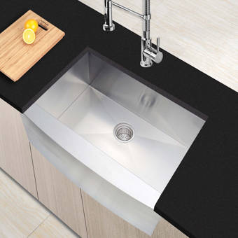 Hahn Chef Series 30 L X 18 W Single Bowl Undermount Kitchen Sink Reviews Wayfair