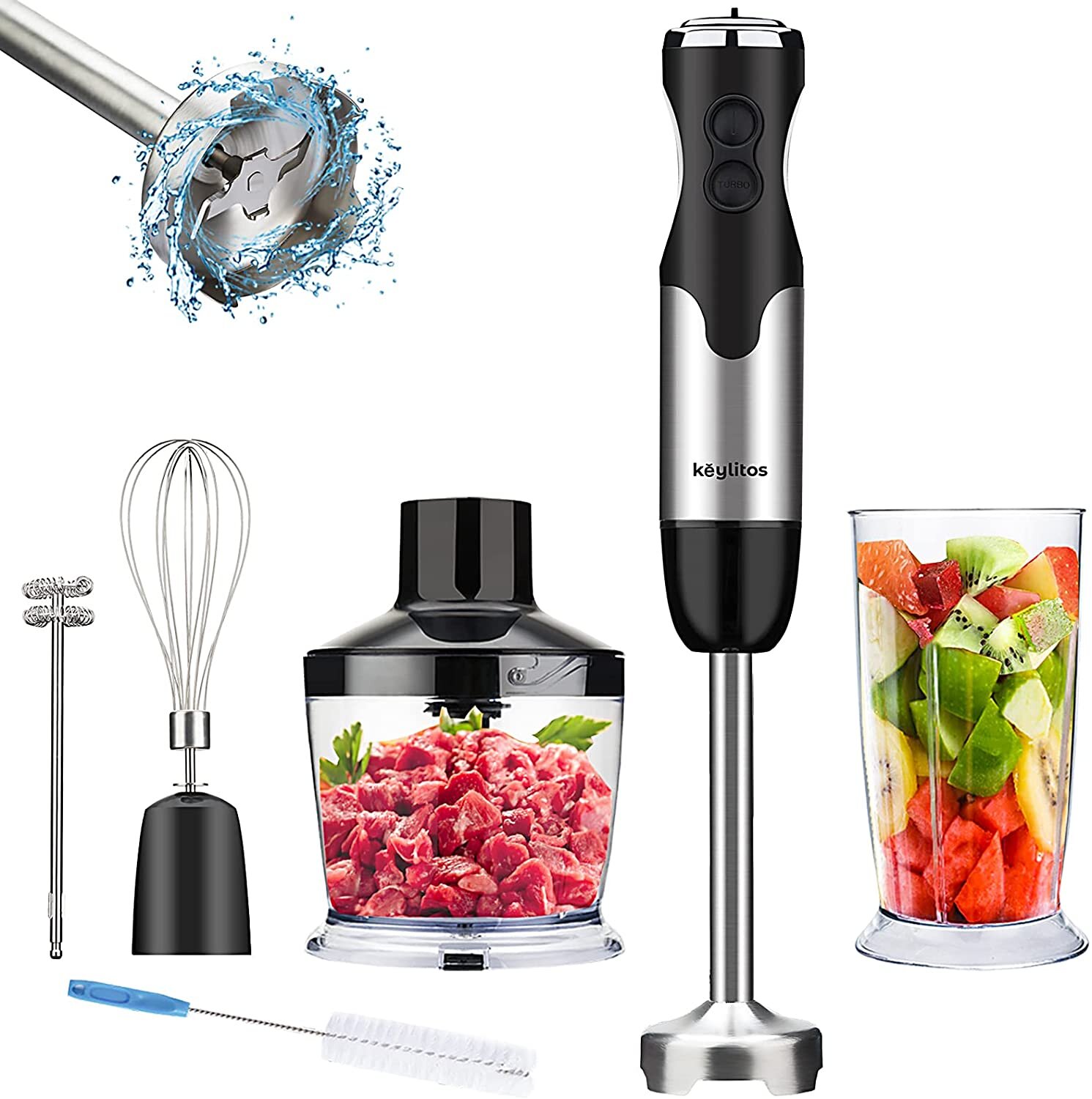 Red Color Oster Versatile Turbo Function Stick Mixer Hand Blender