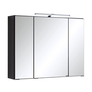 80 cm x 64 cm Spiegelschrank Bologna mit Beleuch..