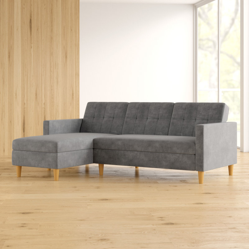 Zipcode Design Kayden 84 Chenille Reversible Sleeper Sofa
