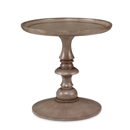 tray top pedestal end table