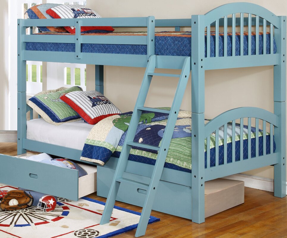 Jaylyn Twin over Twin Bunk Bed with Drawers