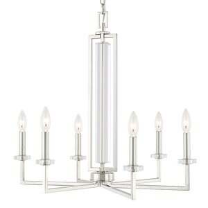 Tandra 6-Light Candle-Style Chandelier