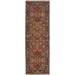 11 X 7 Rug Wayfair One Of A Kind Orchard Hill Hand Knotted Runner 2 7 X 11 Wool Brown Area Rug