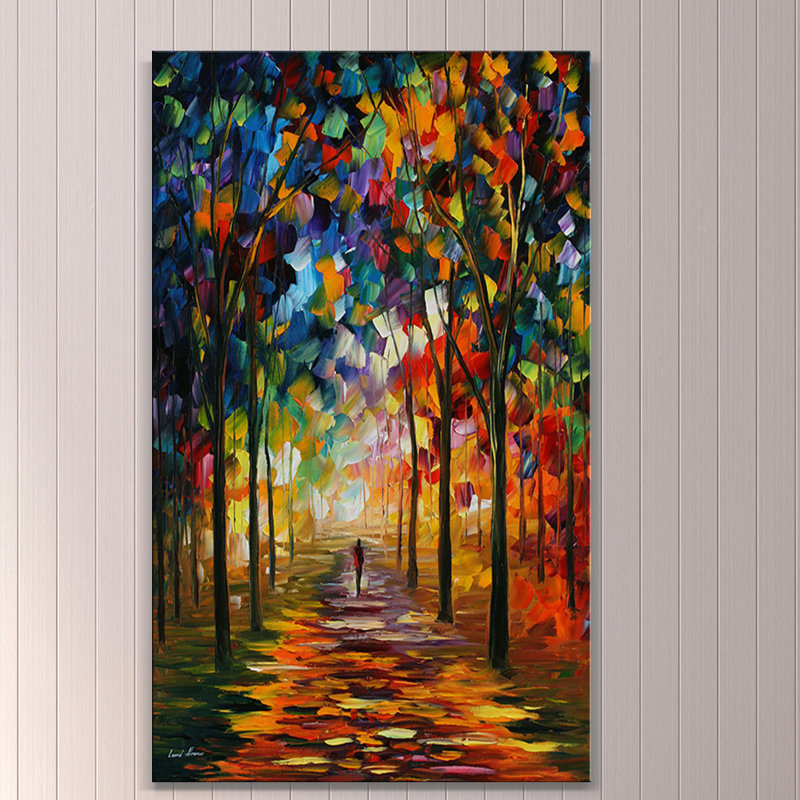 Pictureperfectinternational Forest Path By Leonid Afremov